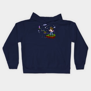 Approaching the Tower Kids Hoodie